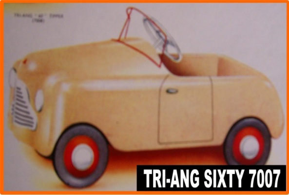 TRI-ANG SIXTY PEDAL CAR PARTS